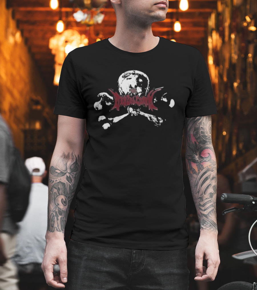 Loma Vista Recordings Denzel Curry Skull Crossbones Red X T-Shirt