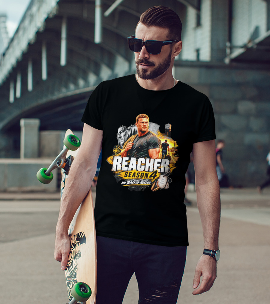 Reacher Season 4 No Backup Needed Morgan GA T-Shirt