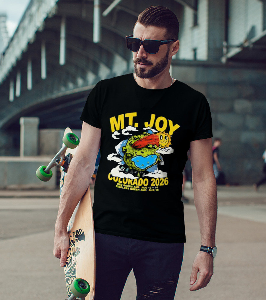 MT. Joy Colorado 2026 Red Rocks Amphitheatre August 13 Fiddler's Green August 15 T-Shirt