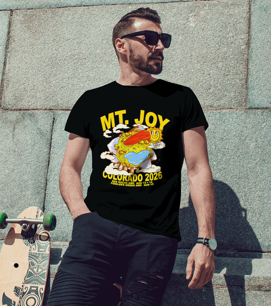 MT. Joy Colorado 2026 Red Rocks Amphitheater August 13 14 Fiddler's Green August 15 T-Shirt