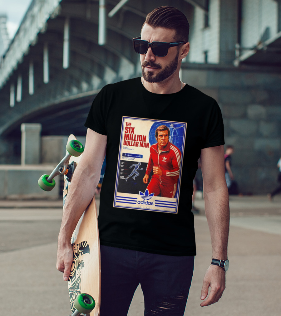 The Six Million Dollar Man Adidas Bionic Performance Originals T-Shirt