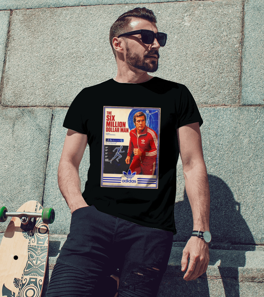 The Six Million Dollar Man Adidas Bionic Performance Originals T-Shirt