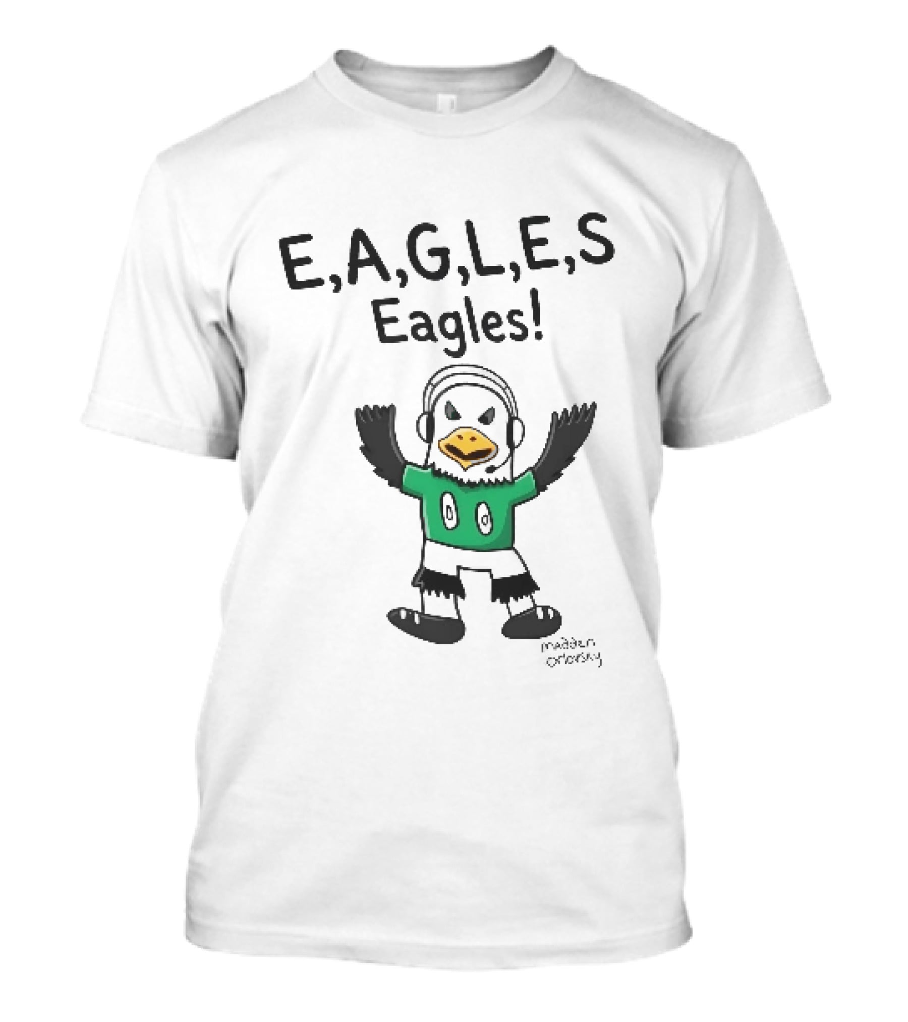 Eagles E,A,G,L,E,S Steve Gerben Madden Orlovsky T-Shirt