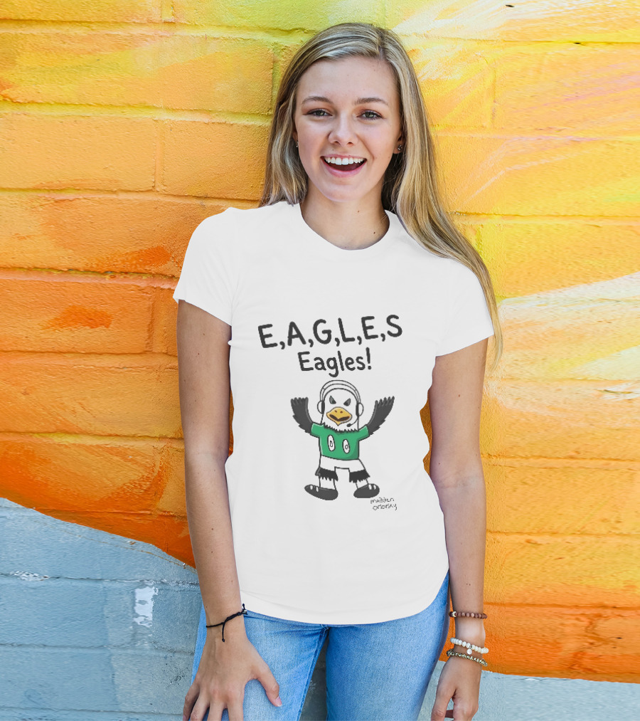 Eagles E,A,G,L,E,S Steve Gerben Madden Orlovsky T-Shirt