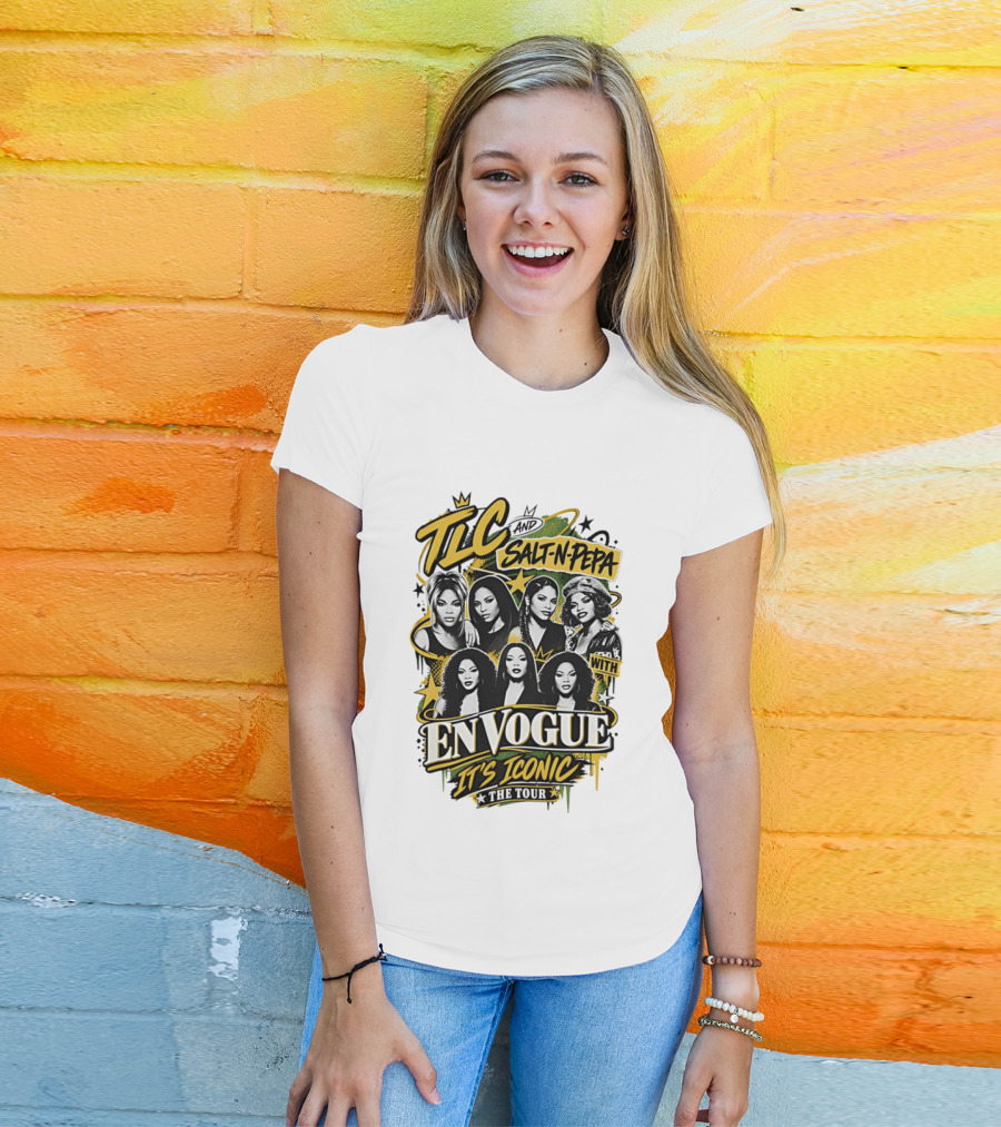 TLC Salt N Pepa En Vogue It's Iconic Tour T-Shirt
