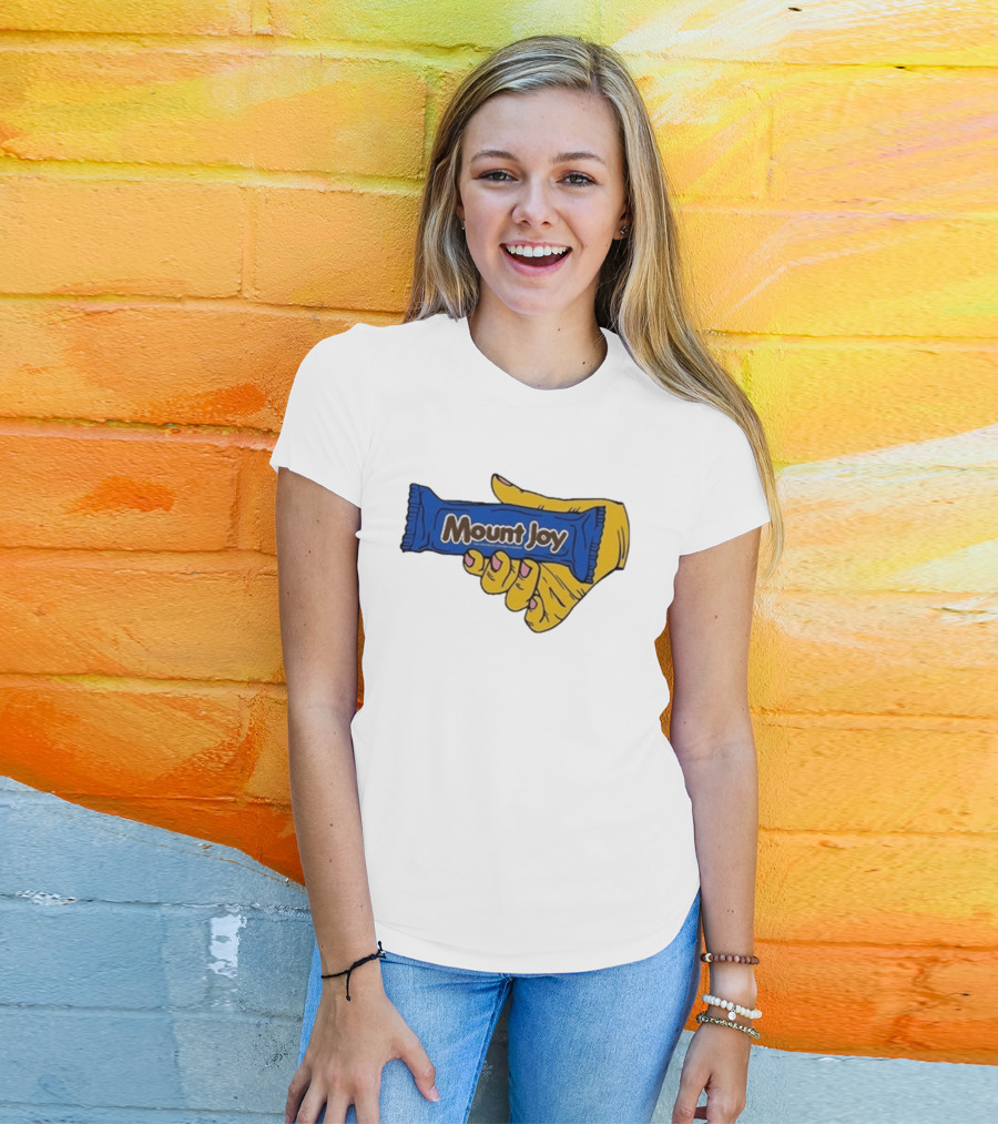 Mount Joy Candy Wrapper Hand Holding T-Shirt