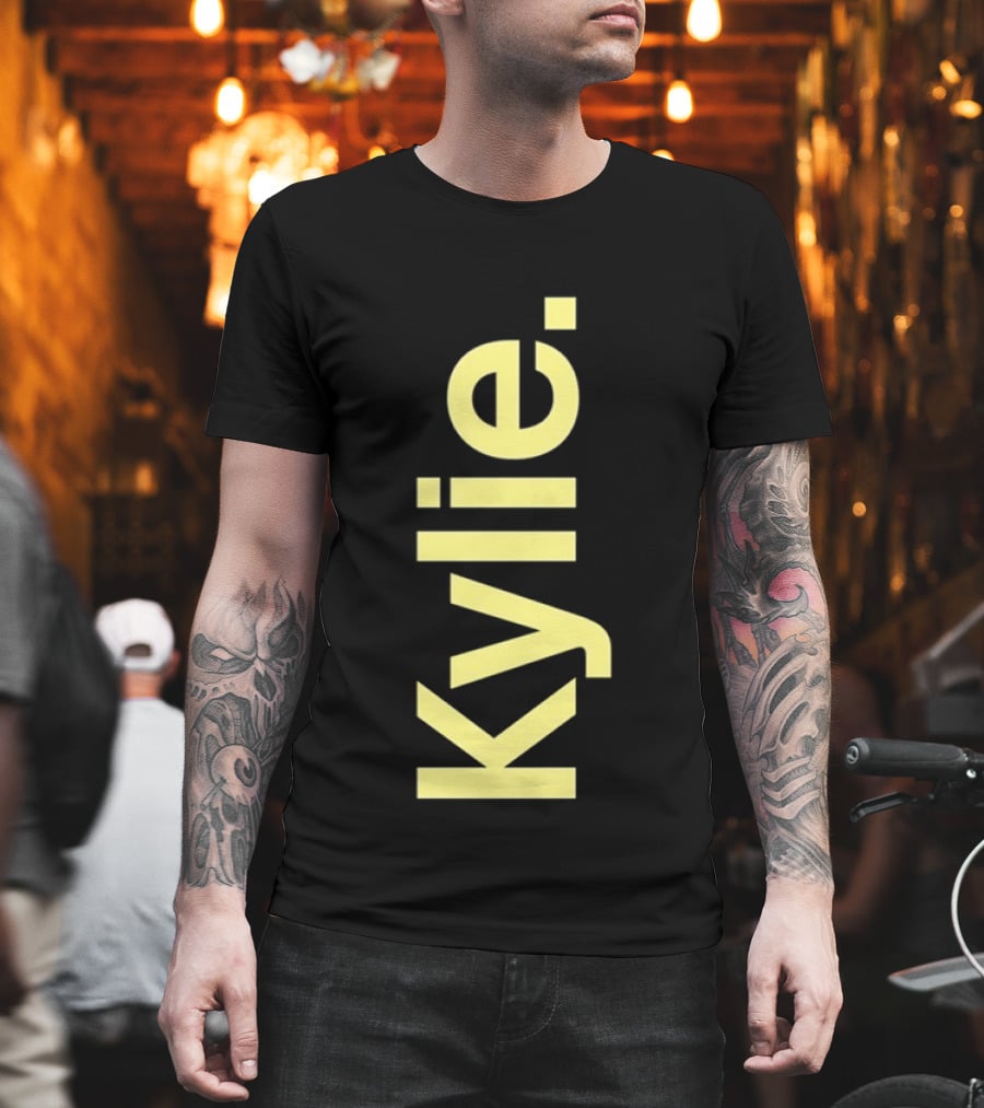 Kylie Minogue Vertical Yellow Kylie T-Shirt