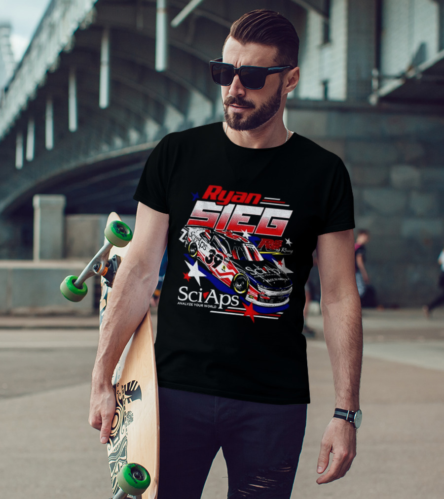 Ryan Sieg NASCAR SciAps Chevrolet Camaro 39 Racing Car T-Shirt