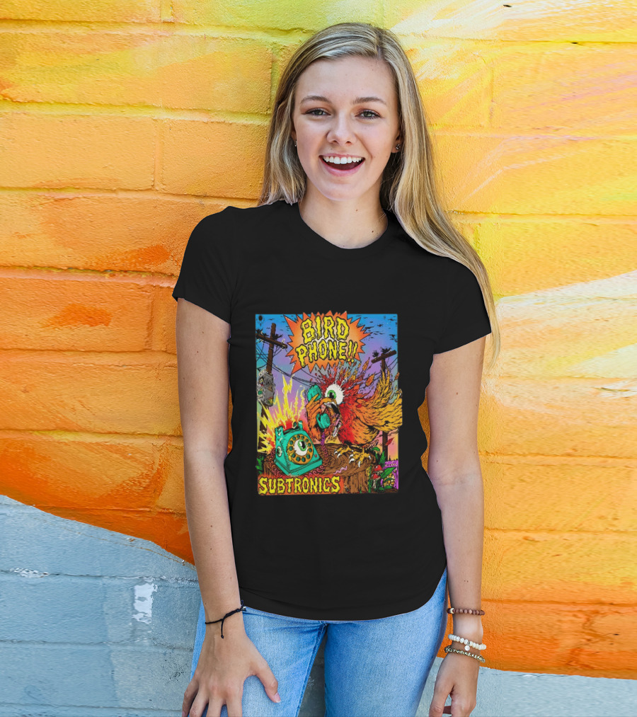 SUBTRONICS Bird Phone 2026 Friday Explosion T-Shirt