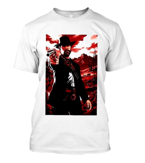 Red Dead Redemption 2 Cowboy Illustration Best Game Ever Made T-Shirt