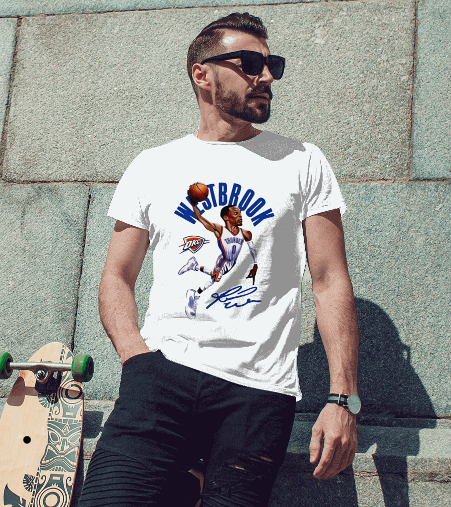Russell Westbrook Oklahoma City Thunder OKC NBA Westbrook Thunder T-Shirt