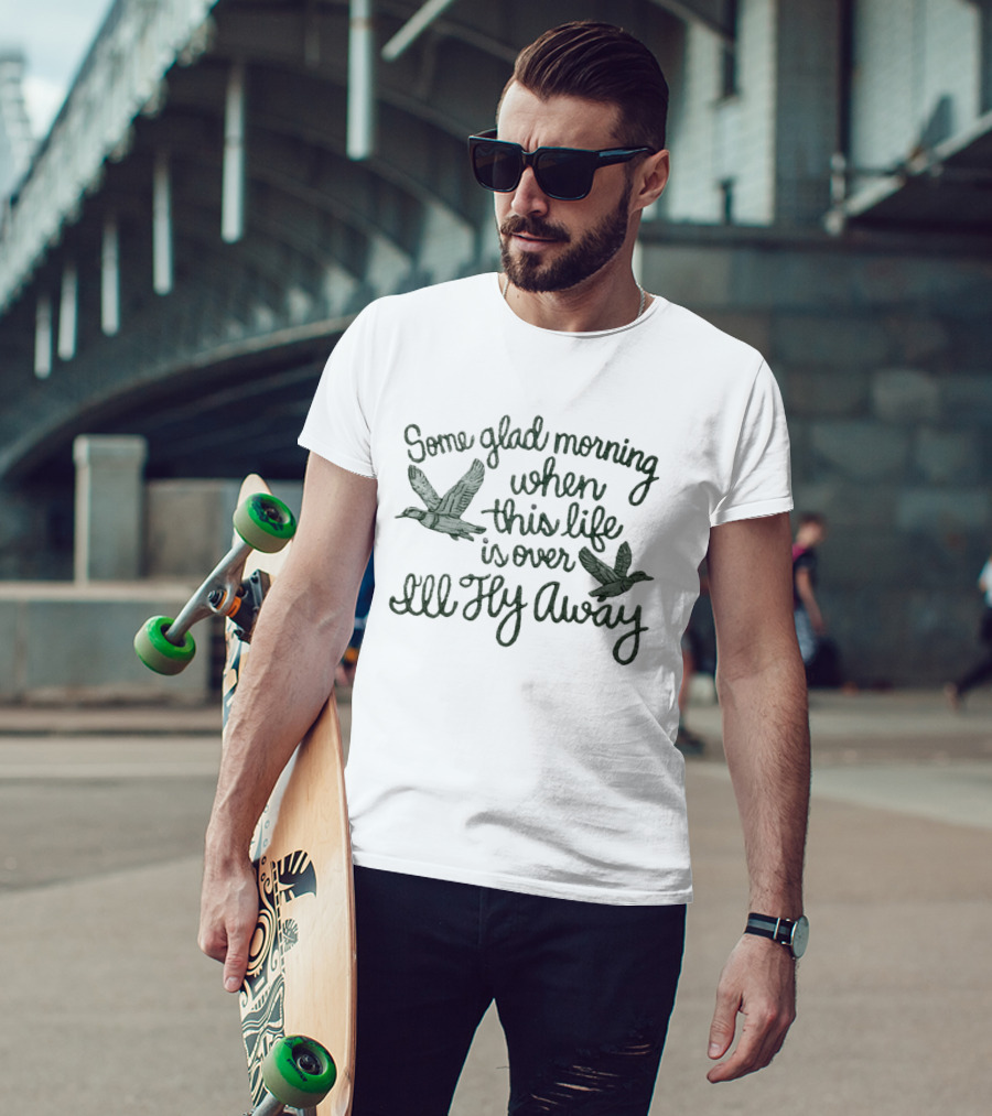 Some Glad Morning When This Life Is Over I'll Fly Away Bird Ducks T-Shirt