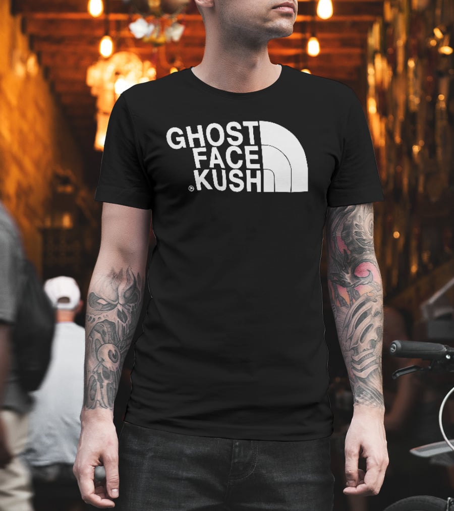 Ghost Face Kush North Face T-Shirt