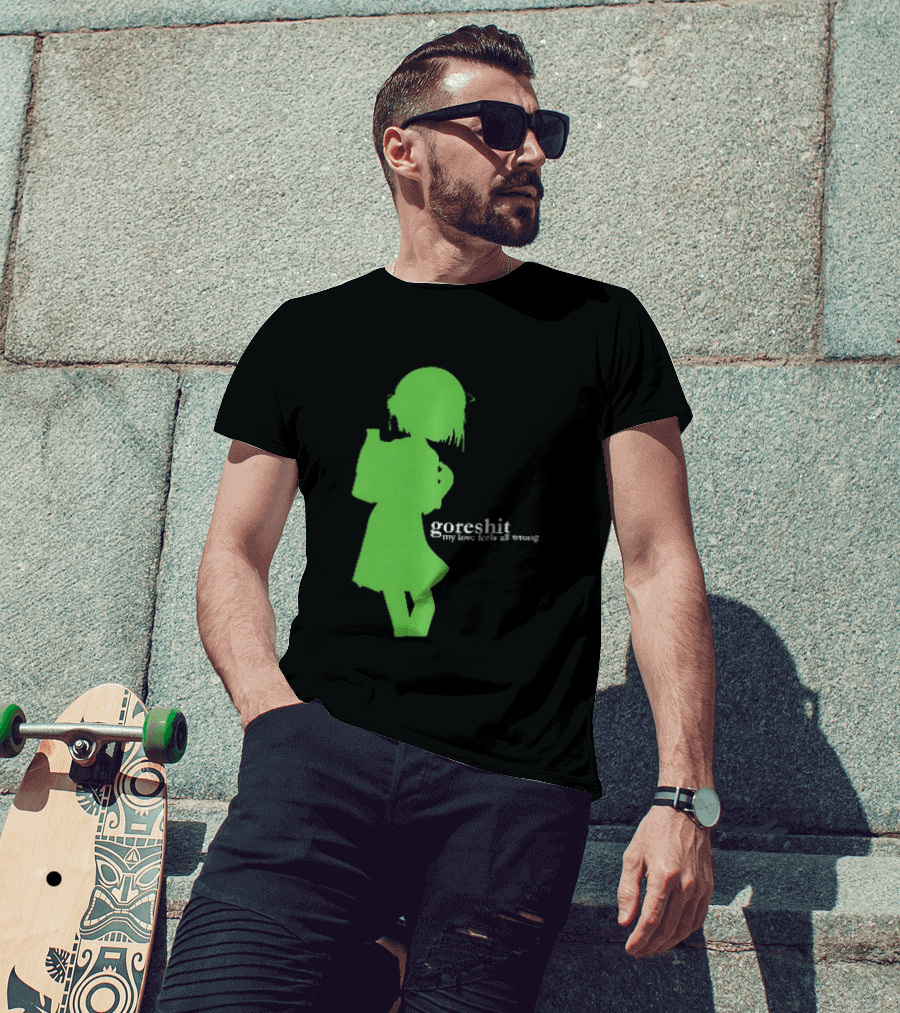 Goreshit My Love Feels All Wrong Anime T-Shirt
