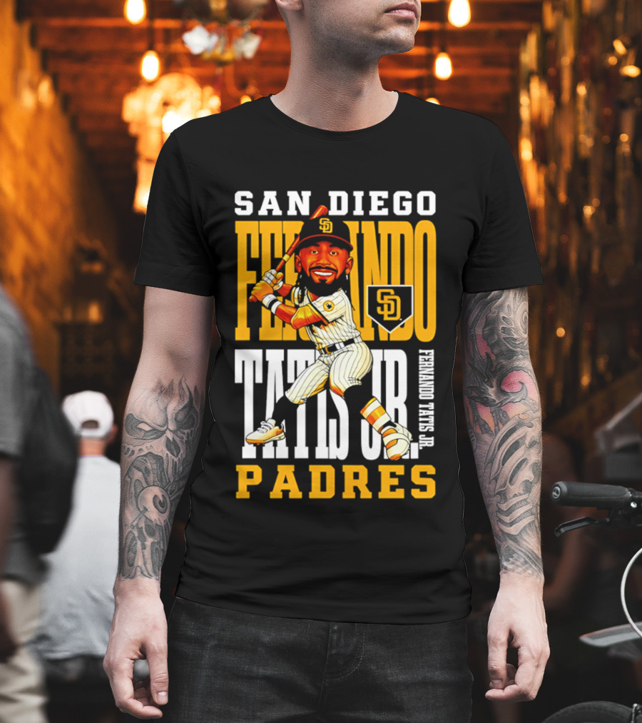 San Diego Padres Fernando Tatis Jr Iconic Baseball Star T-Shirt