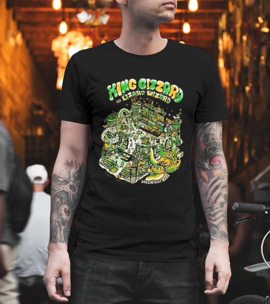 King Gizzard And The Lizard Wizard Drag Night 2026 Festival King Gizzard Stage T-Shirt