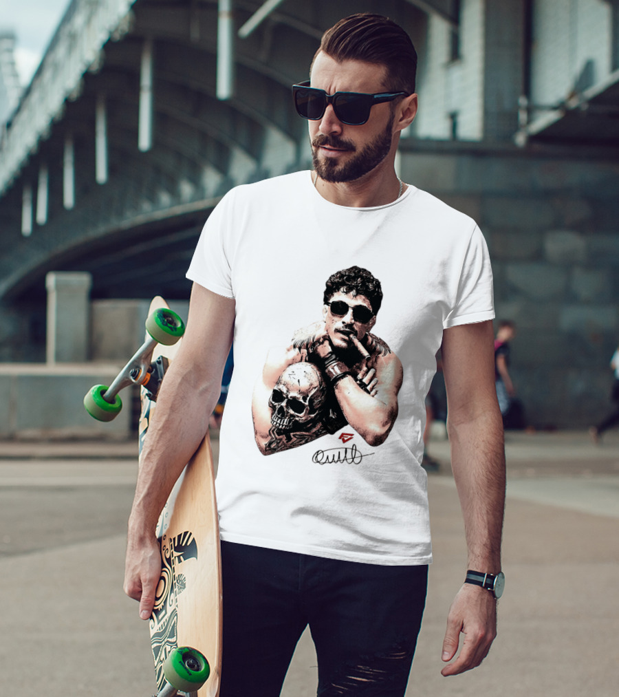 Smokilld Smokebreak Skull Tattoo Sunglasses Cigar T-Shirt