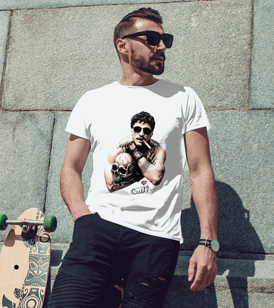 Smokilld Smokebreak Skull Tattoo Sunglasses Cigar T-Shirt