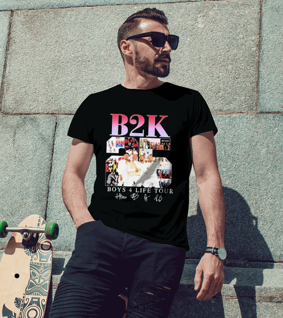 B2K 25th Anniversary Boys 4 Life Tour Signatures R&B Band T-Shirt