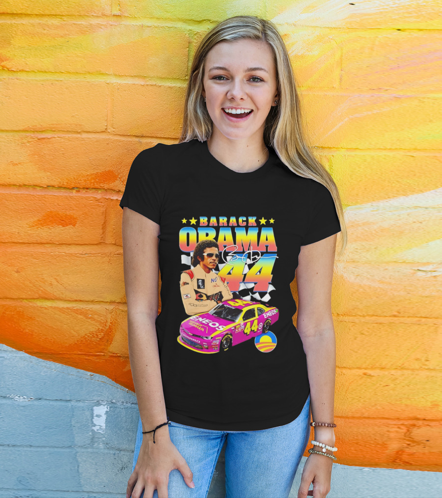 Barack Obama Racing 44 ENEOS NASCAR T-Shirt