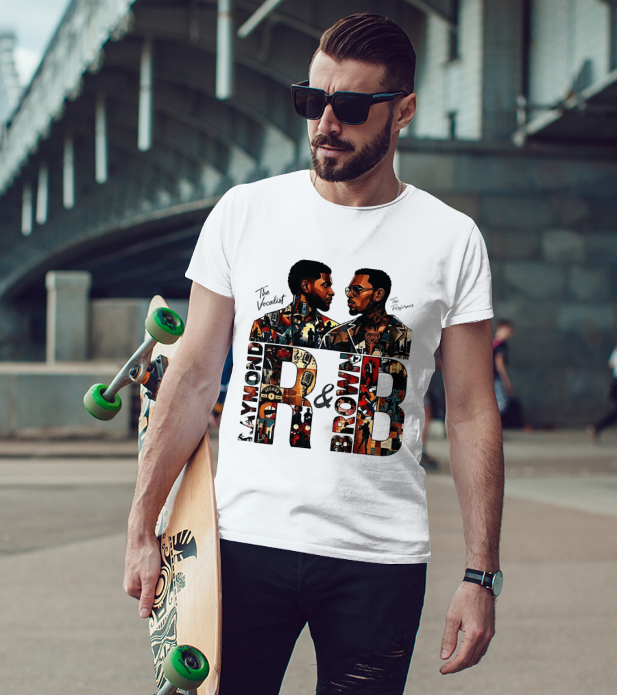 Usher Chris Brown Raymond R And B Tour 2026 Concert Hip Hop The Vocalist The Performer T-Shirt