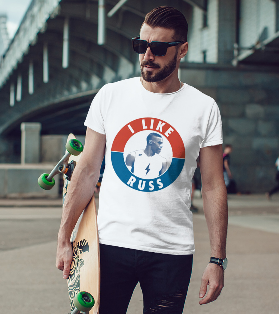 I Like Russ Oklahoma City Thunder Westbrook T-Shirt