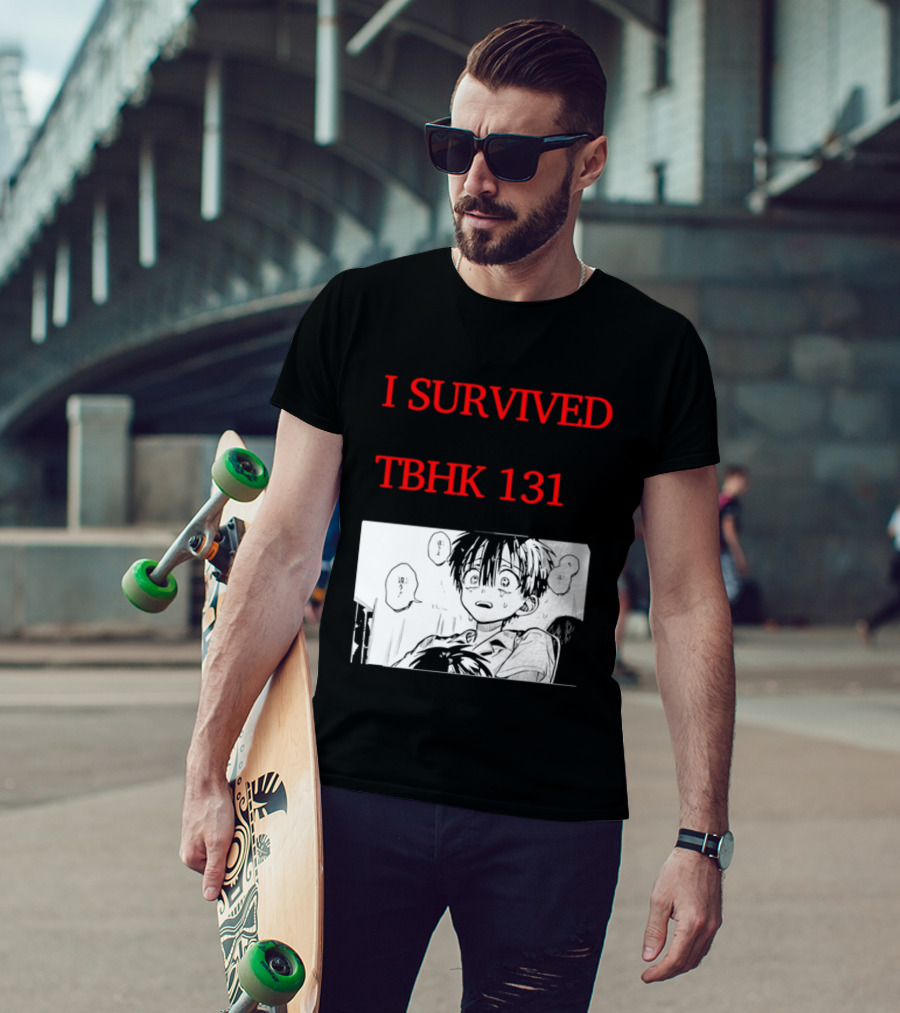 I Survived Tbhk 131 Crying Boy Manga Panel Japanese Comic Scene T-Shirt