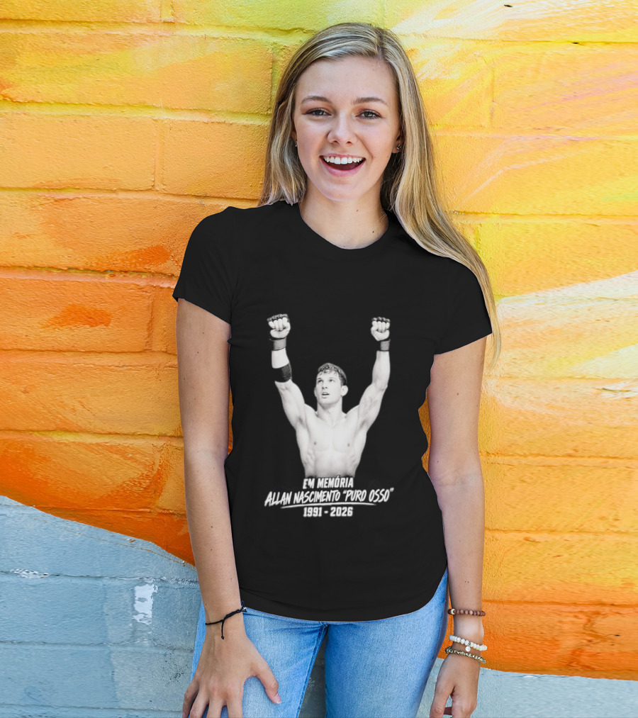 Ian Machado Garry Em Memória Allan Nascimento Puro Osso 1990 2026 T-Shirt