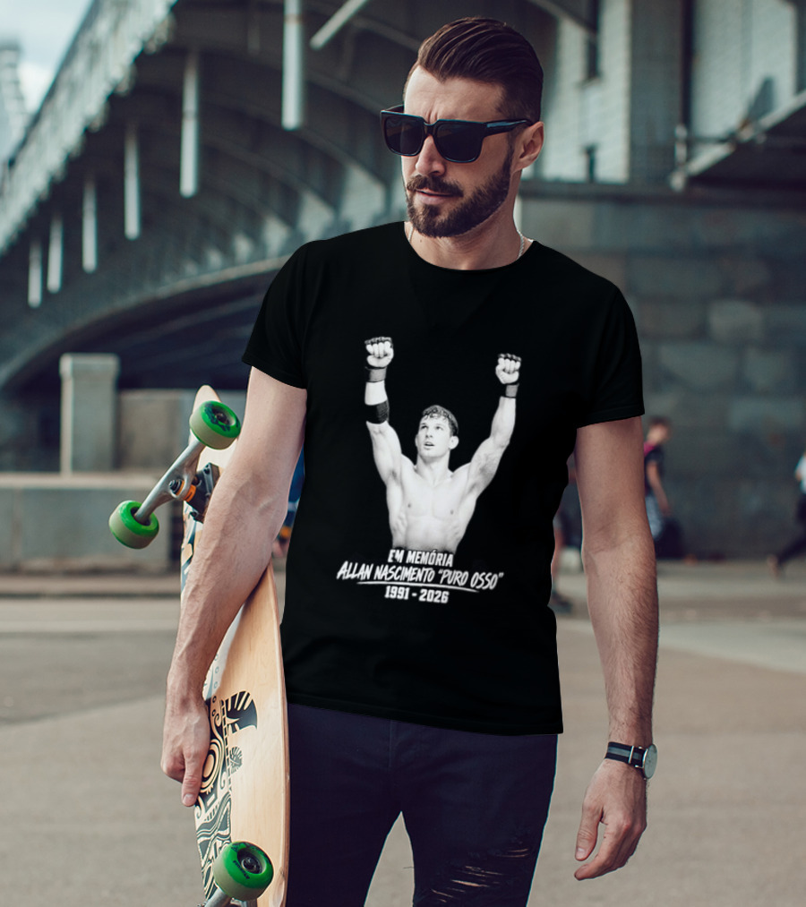 Ian Machado Garry Em Memória Allan Nascimento Puro Osso 1990 2026 T-Shirt