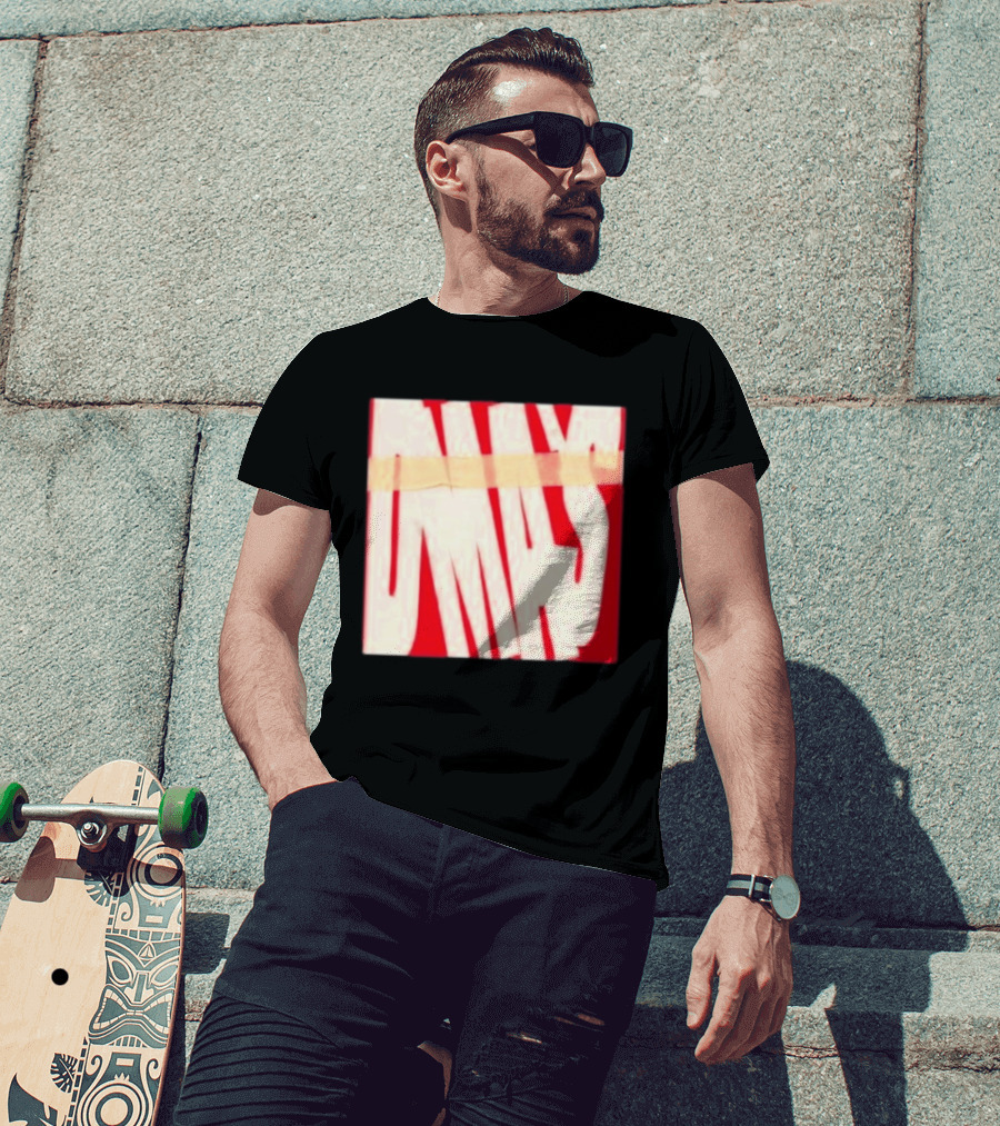 DMA's DMA's Album Cover Art Distorted Red White T-Shirt
