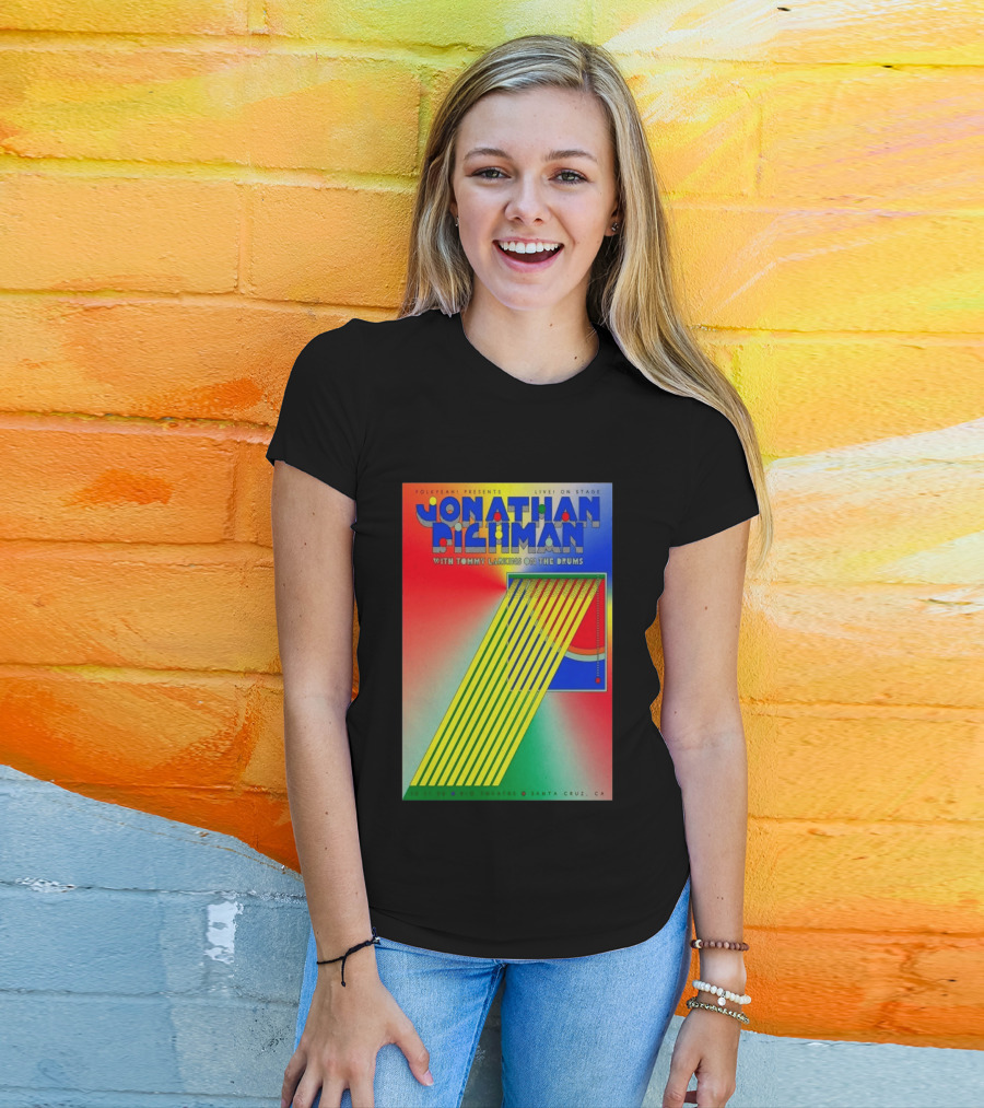 Jonathan Richman Live On Stage With Tommy Larkins Rio Theatre Santa Cruz December 11 2026 T-Shirt