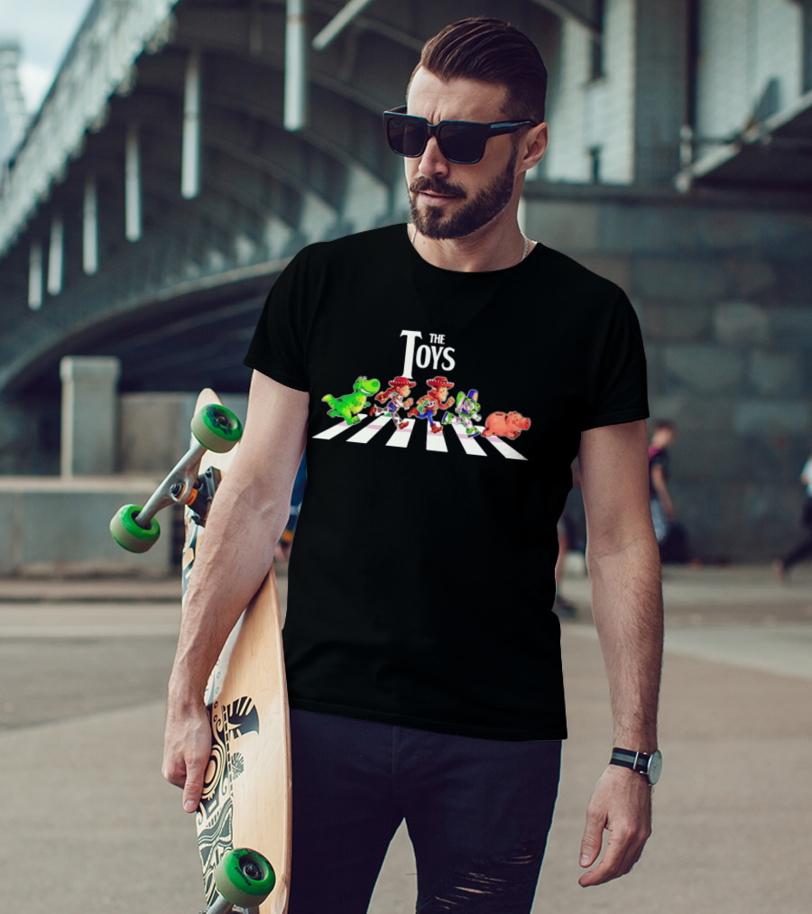 Rex Jessie Woody Buzz Lightyear Hamm The Toys Abbey Road T-Shirt