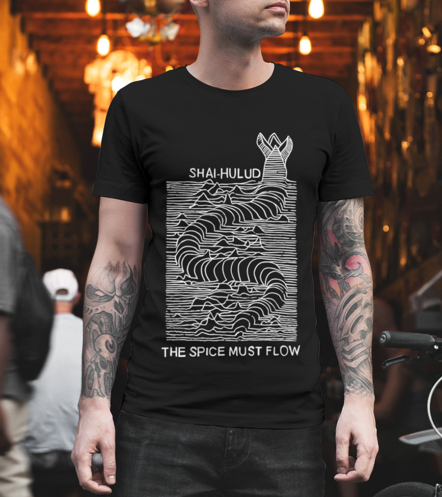 Shai Hulud The Spice Must Flow Dune Sandworm T-Shirt