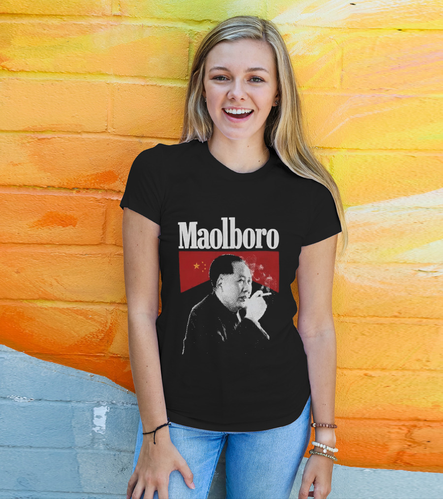 Maolboro Smoking Chairman Mao Zedong Communist T-Shirt
