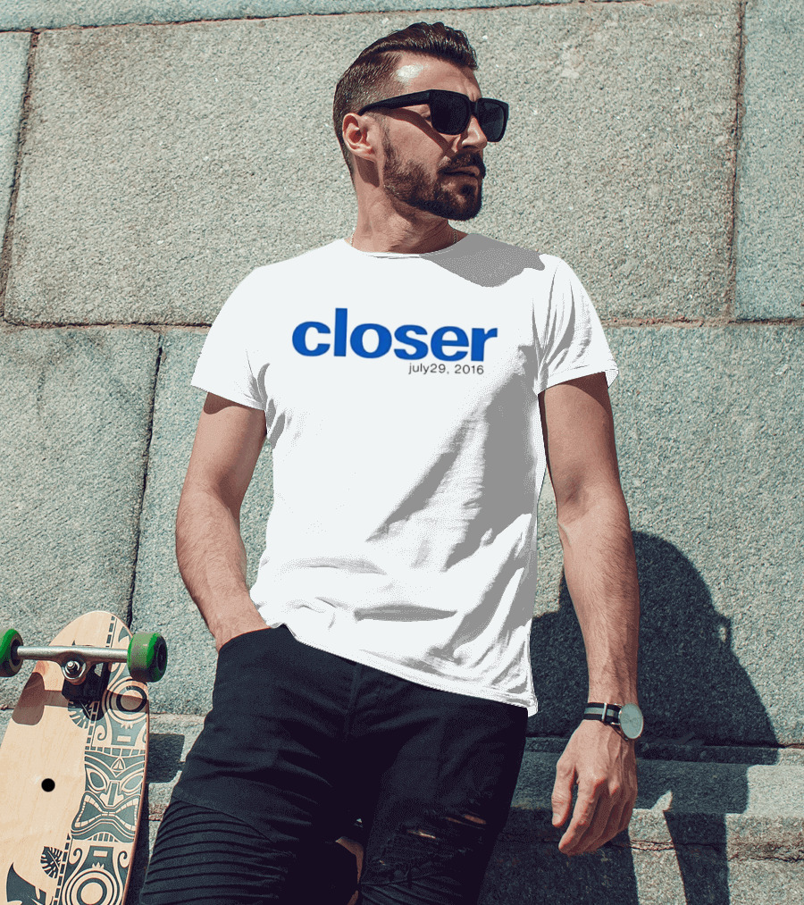 Closer Blue Lowercase July 29 2016 T-Shirt