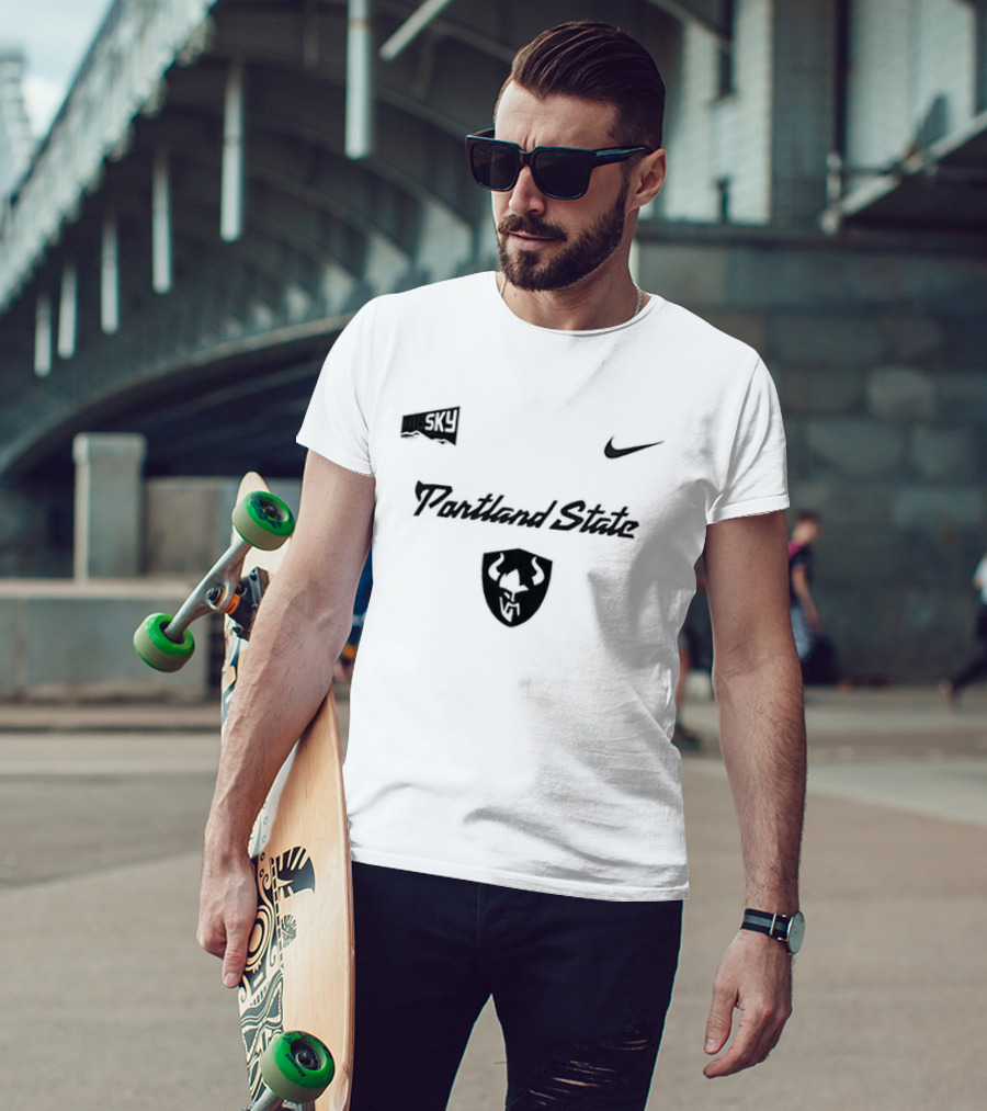 Portland State Vikings Nike Special Edition SKO Shield T-Shirt