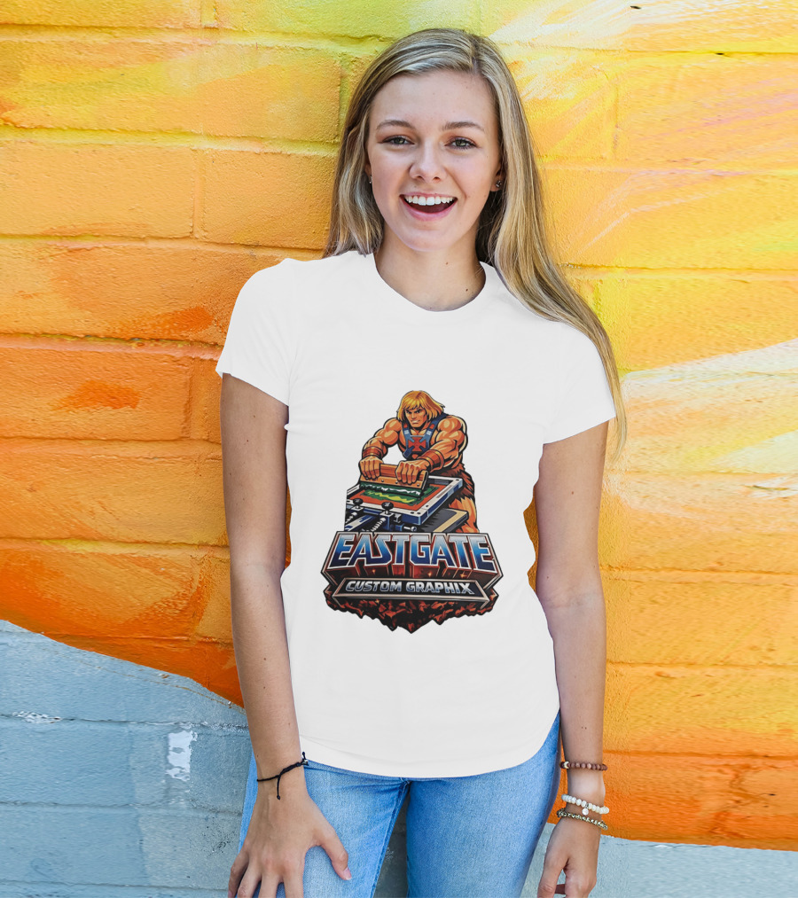 Eastgate Custom Graphix He Man Screen Printing T-Shirt