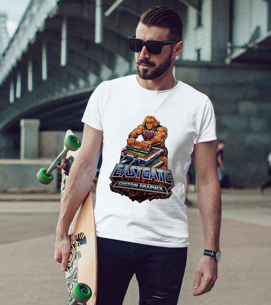 Eastgate Custom Graphix He Man Screen Printing T-Shirt