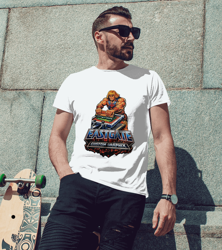Eastgate Custom Graphix He Man Screen Printing T-Shirt