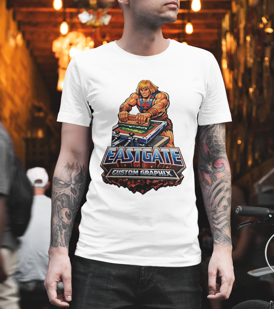 Eastgate Custom Graphix He Man Screen Printing T-Shirt