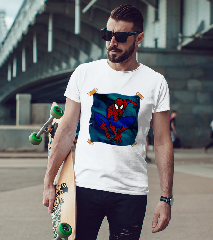 Spider Man Marvel Comics Superhero Iconic Action Pose T-Shirt