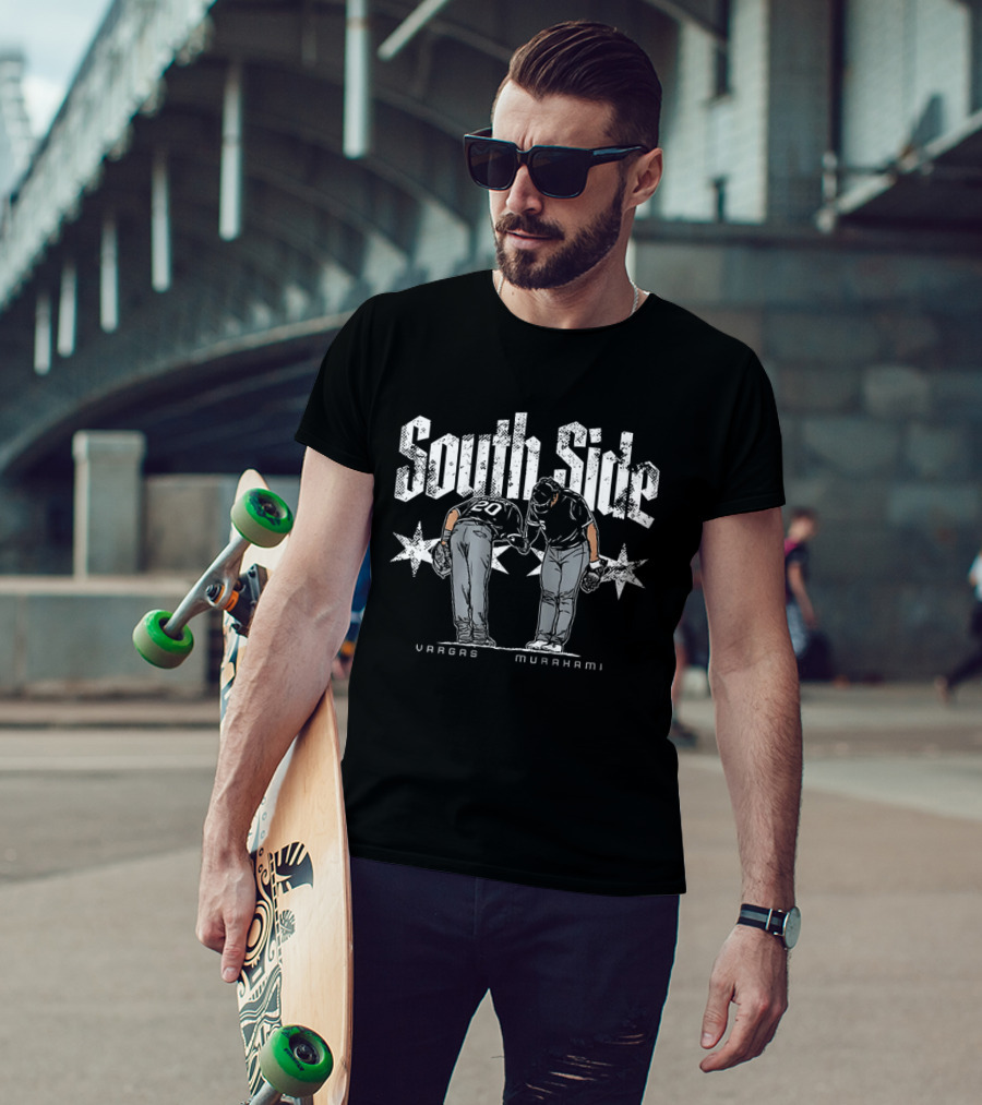 South Side Vargas Murakami Bowing Gesture Chicago White Sox T-Shirt