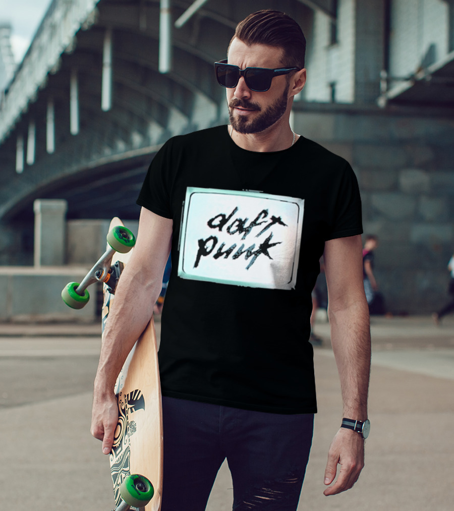 Daft Punk Human After All Vintage Television T-Shirt