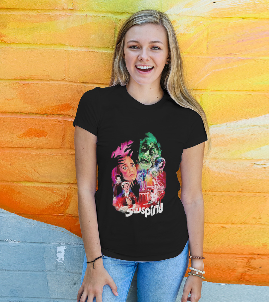 Suspiria Dario Argento Horror Collage Death Is Coming For You T-Shirt