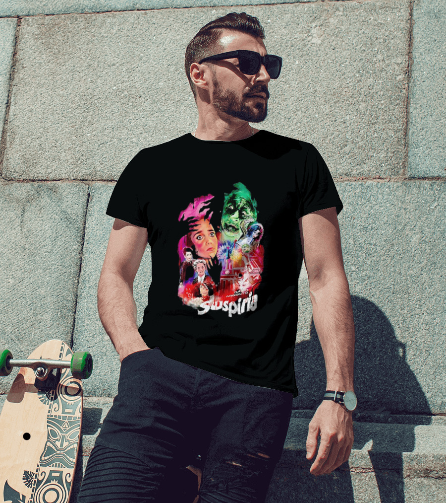 Suspiria Dario Argento Horror Collage Death Is Coming For You T-Shirt