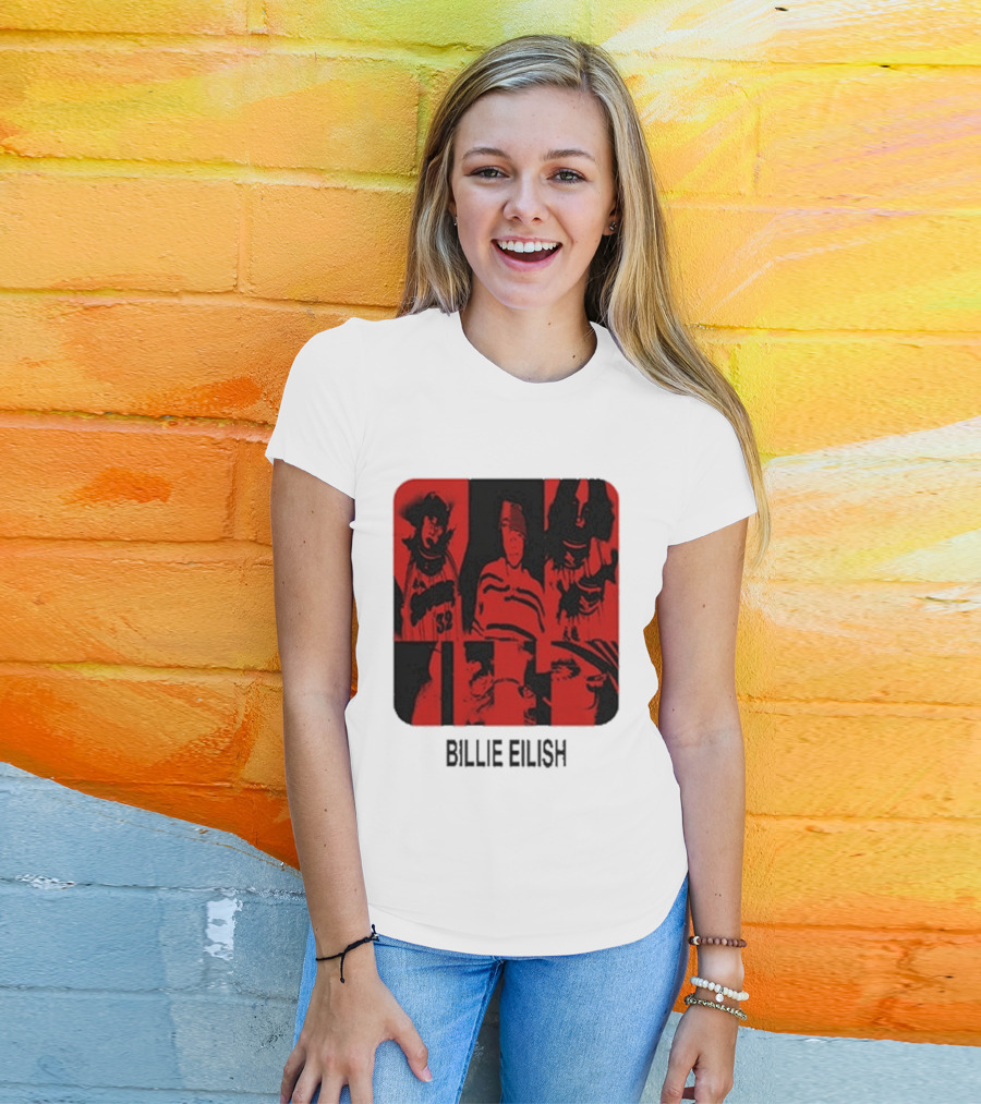 Billie Eilish Thermal Be Collage Photo T-Shirt