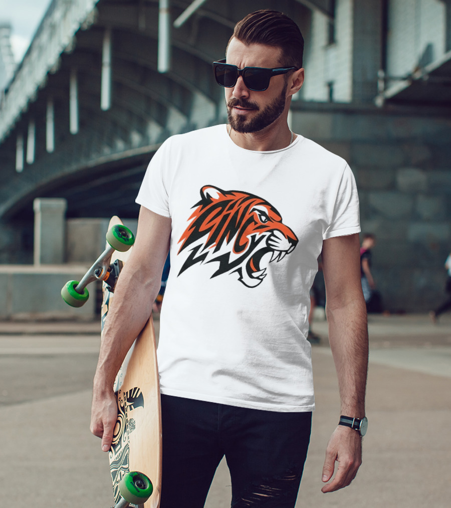 Cincy Tiger Stripes Roaring Bengal T-Shirt