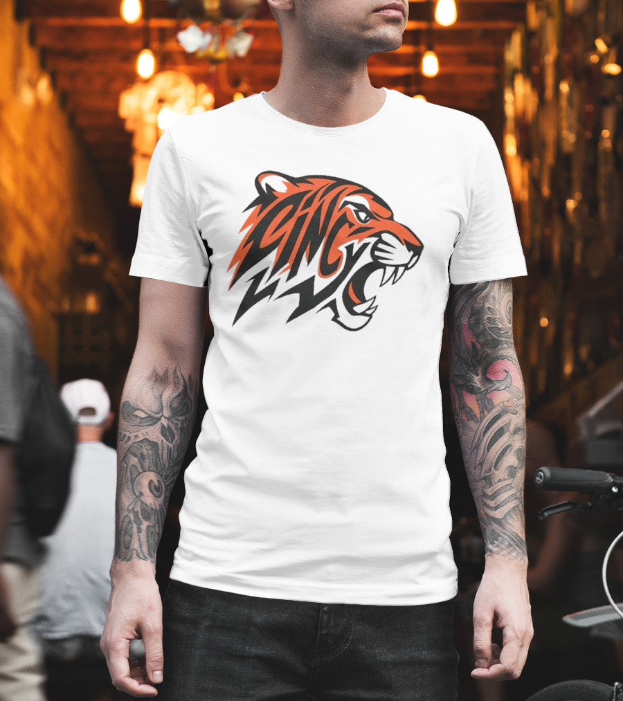 Cincy Tiger Stripes Roaring Bengal T-Shirt