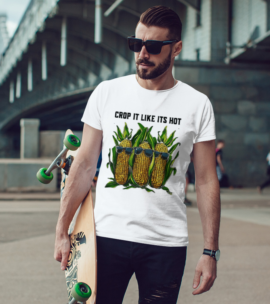 Crop It Like It's Hot Corn Sunglasses T-Shirt