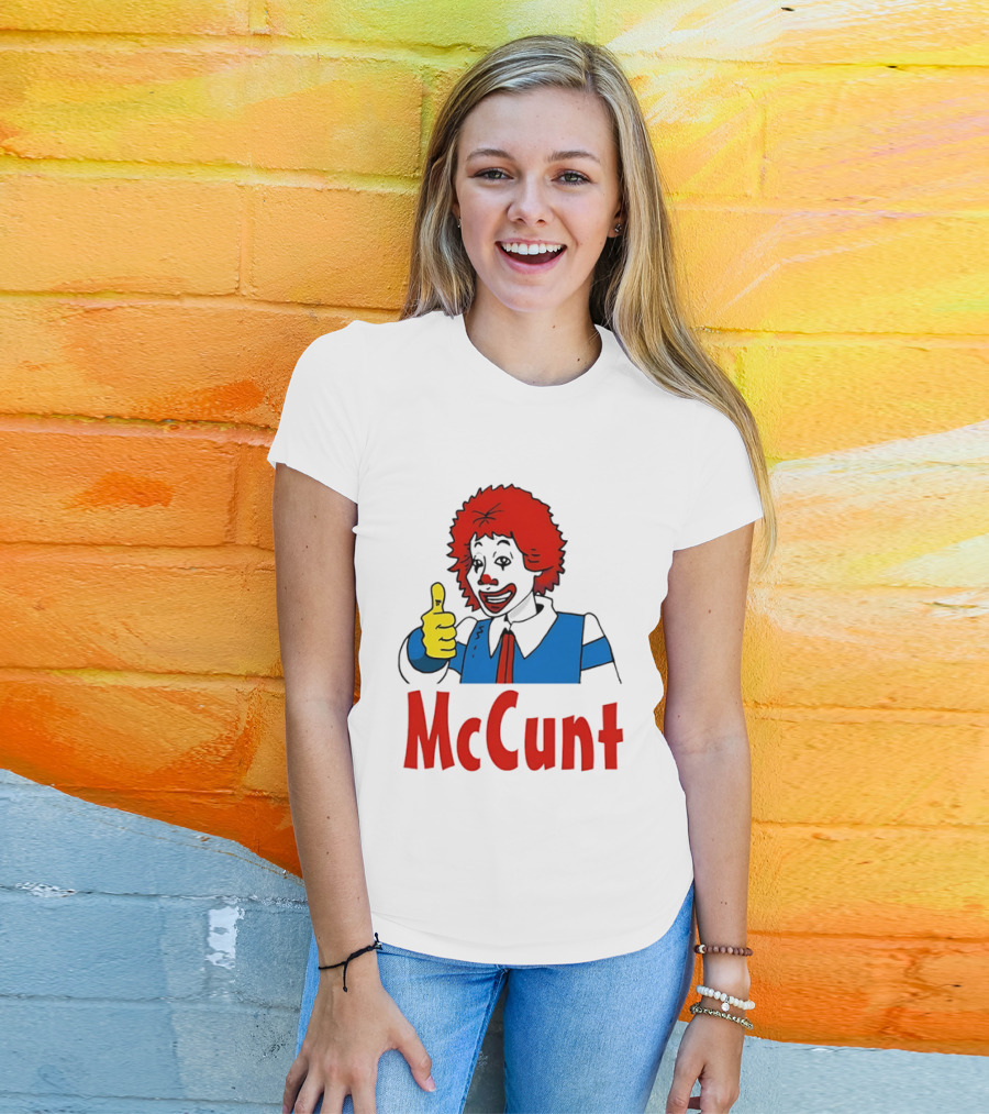Ronald McDonald McCunt Thumbs Up Red Hair Blue Outfit T-Shirt
